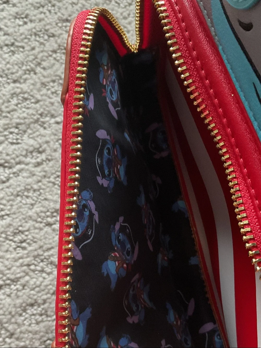Loungefly Pirate Stitch Kids Backpack - Red, White, Gray, Blue, Brown, Purple